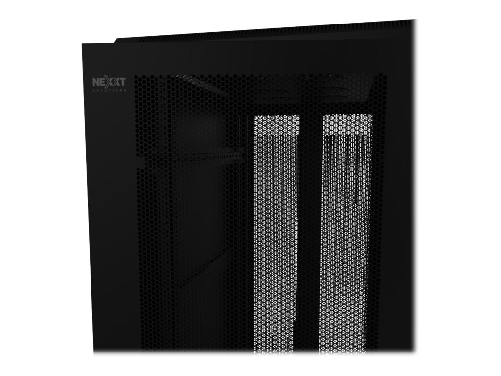 Nexxt Solutions - Rack armario - instalable en el suelo - RAL 9005, negro barniz - 42U - 19"-11