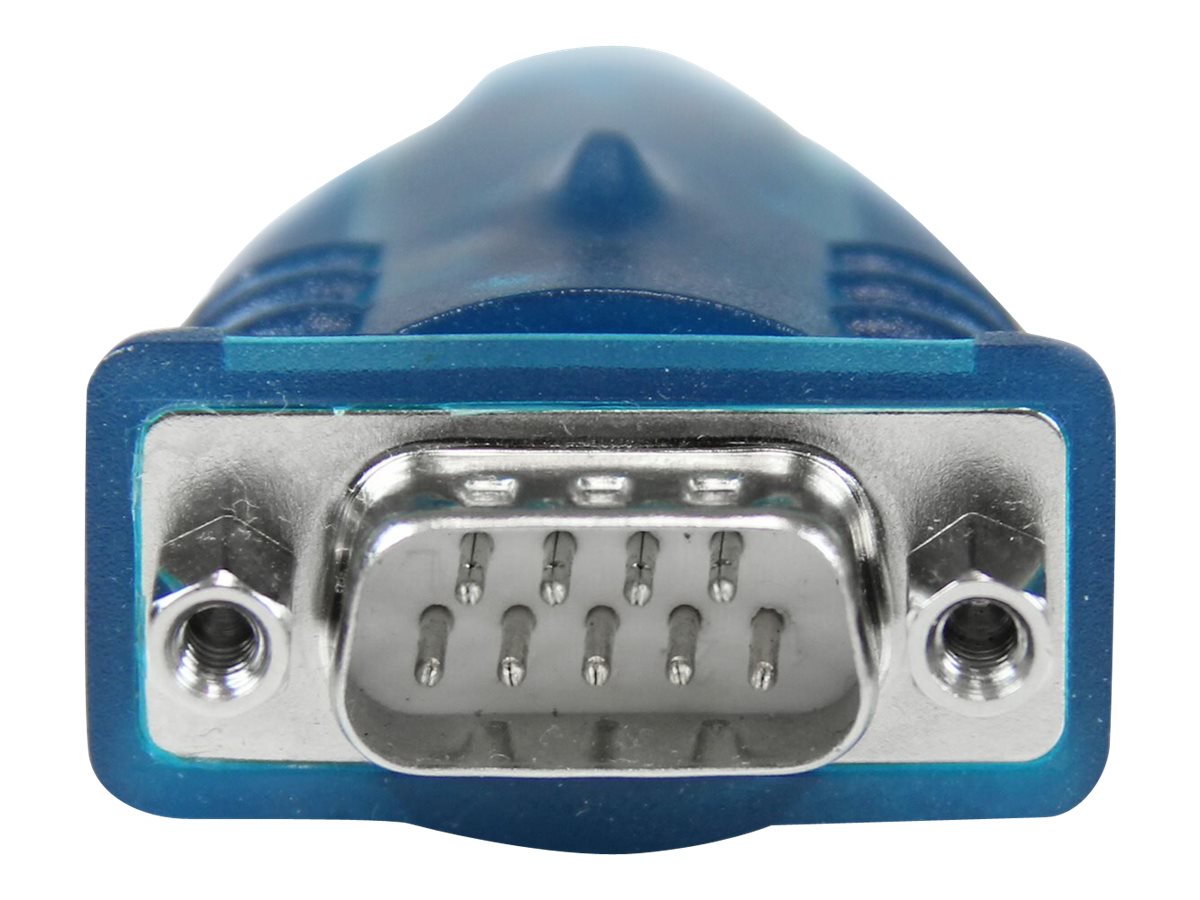 StarTech.com Cable Adaptador USB a Serie RS232 de 1 Puerto Serial DB9 - Macho a Macho - Conversor Compatible con Windows 8 - Adaptador serie - USB 2.0 - RS-232-6