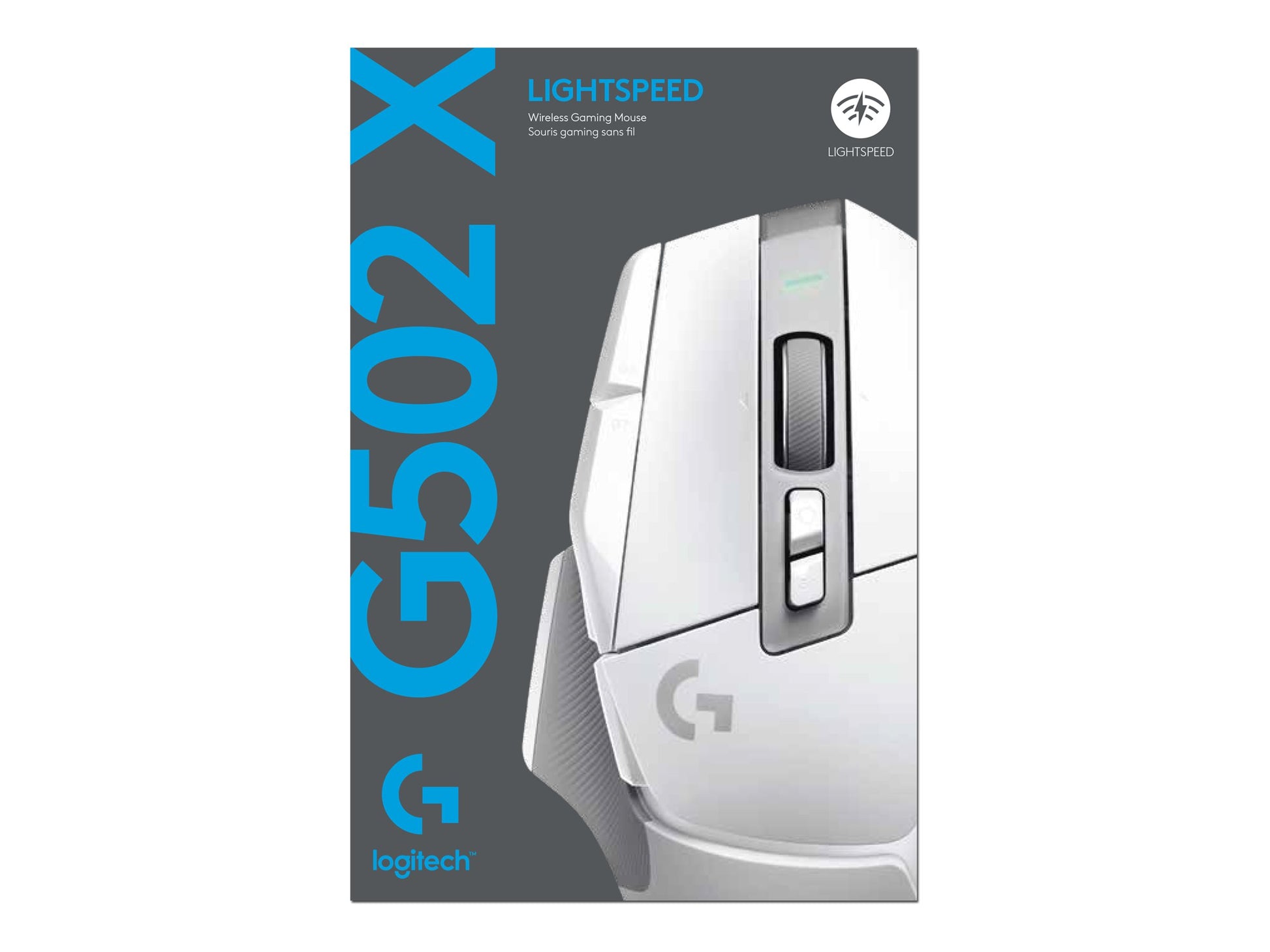 Logitech G G502 X LIGHTSPEED - Ratón - óptico - inalámbrico - 2.4 GHz - receptor USB de Logitech LIGHTSPEED - blanco-13