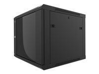 Nexxt Solutions - Rack armario - instalable en pared - RAL 9005, negro barniz - 9U - 19"-8