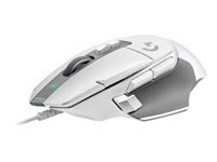 Logitech G502 X Wired Gaming Mouse - LIGHTFORCE hybrid optical-mechanical primary switches, HERO 25K gaming sensor, compatible with PC - macOS/Windows - White - Ratón - óptico - cableado - USB - blanco-10
