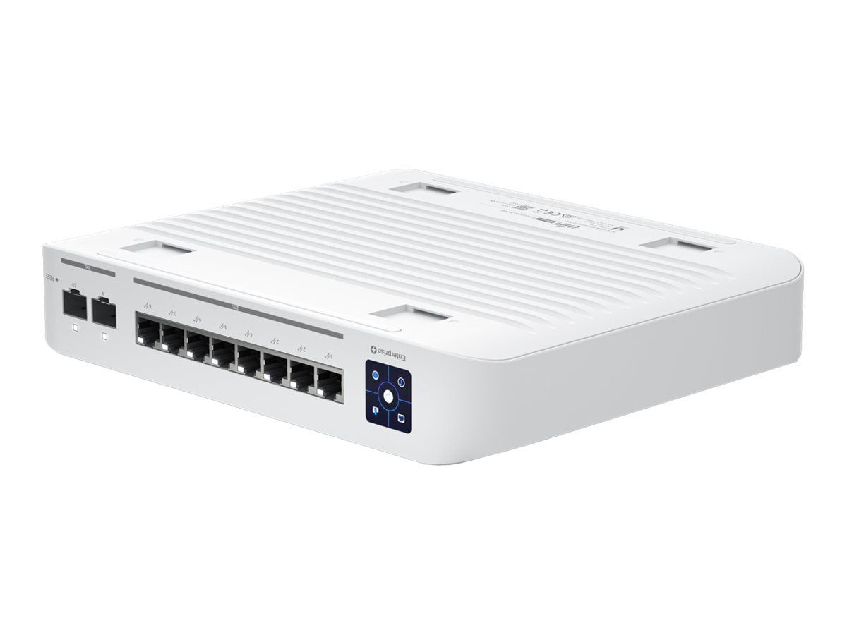 Ubiquiti UniFi Enterprise - Conmutador - L3 - Gestionado - 8 x 10/100/1000/2.5G (PoE+) + 2 x 1 Gigabit / 10 Gigabit SFP+ (enlace ascendente) - sobremesa - PoE+ (120 W)-14