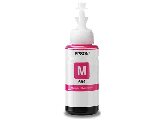 Epson T664 - Paquete de 3 - 70 ml - amarillo, cián, magenta - original - recarga de tinta - para Epson L120, L1300, L310, L380, L395, L495; EcoTank L310, L575-7