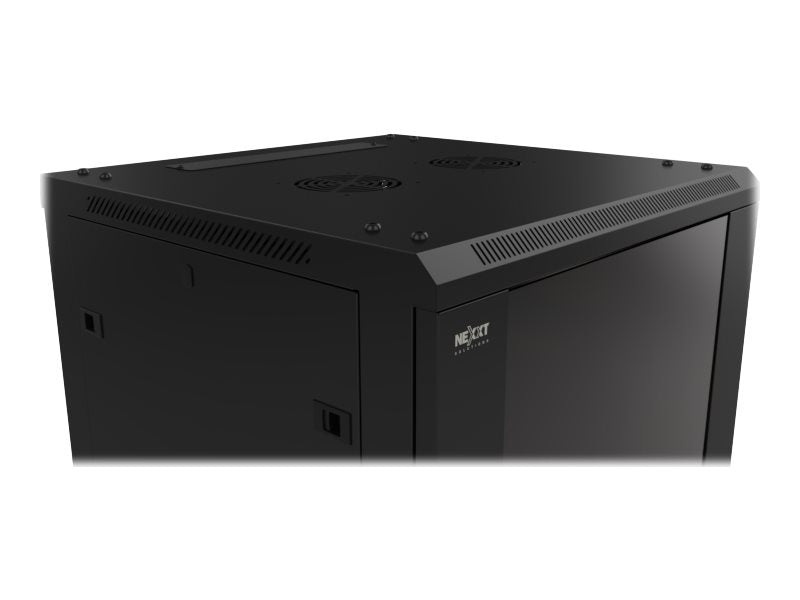 Nexxt Solutions - Rack armario - instalable en pared - RAL 9005, negro barniz - 6U - 19"-18