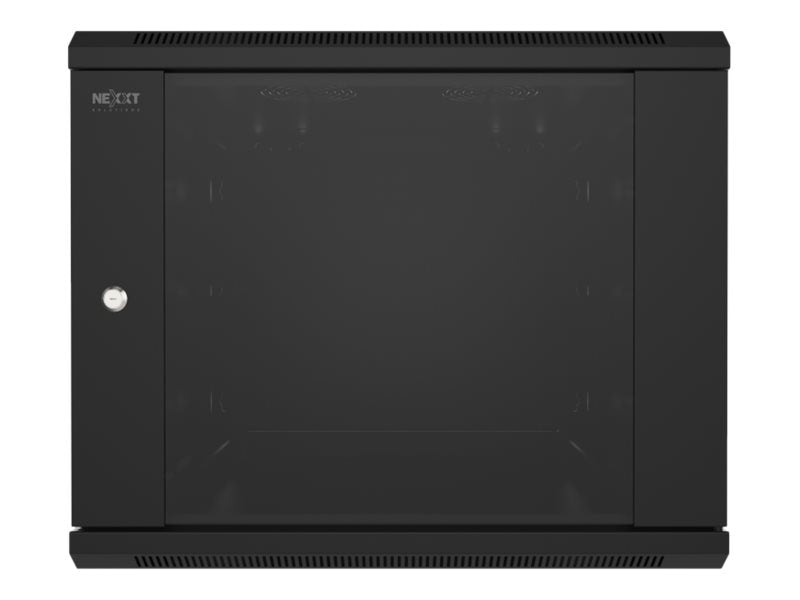 Nexxt Solutions - Rack armario - instalable en pared - RAL 9005, negro barniz - 9U - 19"-13