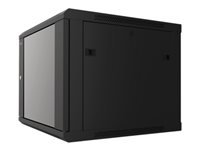 Nexxt Solutions - Rack armario - instalable en pared - RAL 9005, negro barniz - 9U - 19"-13