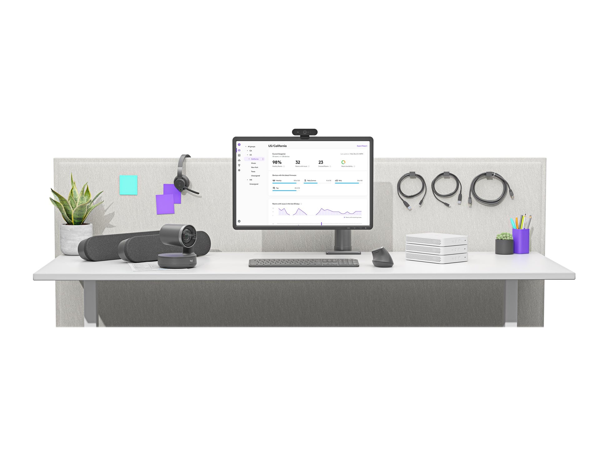 Logitech RoomMate - Dispositivo de vídeoconferencia - Certificado por Zoom, Certificado para Equipos de Microsoft-5