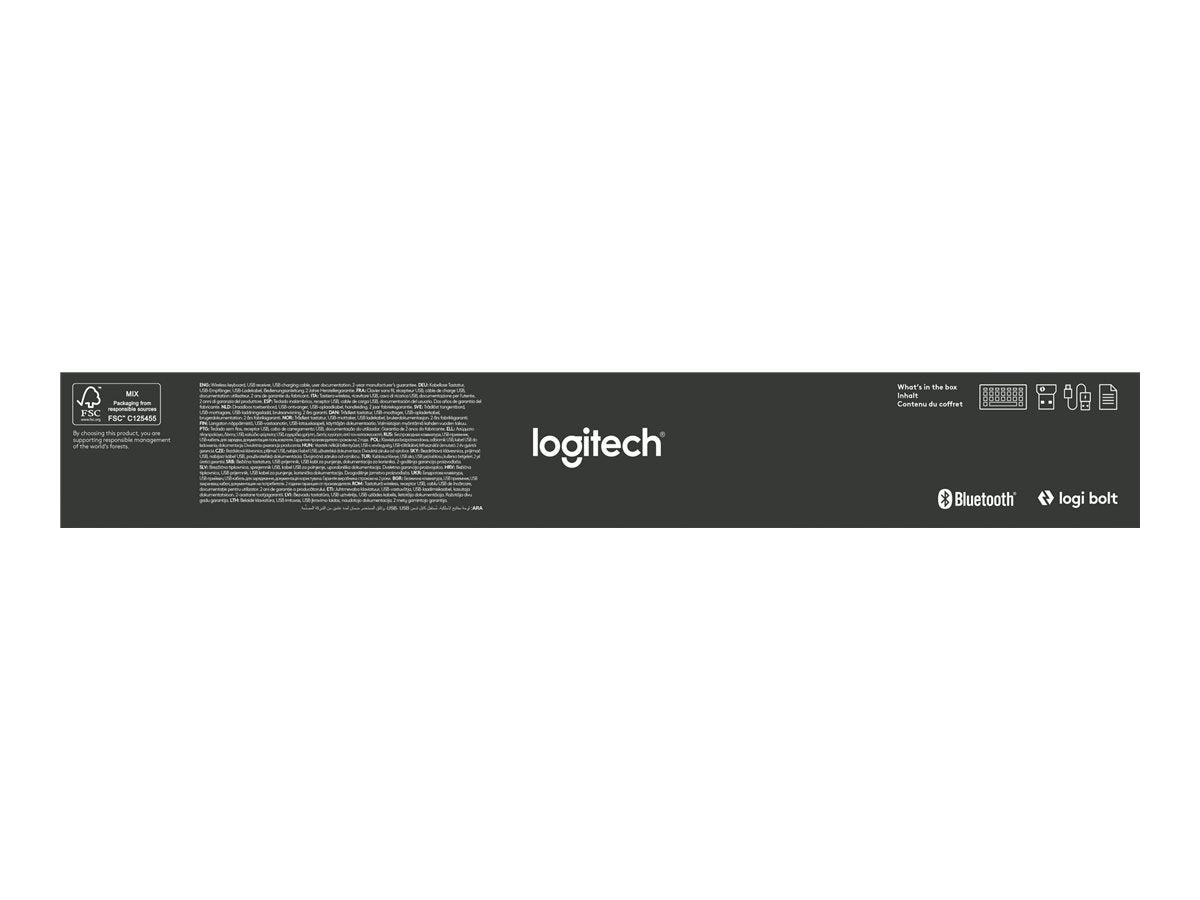 Logitech Master Series MX Mechanical Mini - Teclado - retroiluminación - inalámbrico - Bluetooth LE - QWERTY - español - interruptor: táctil silencioso - grafito-20