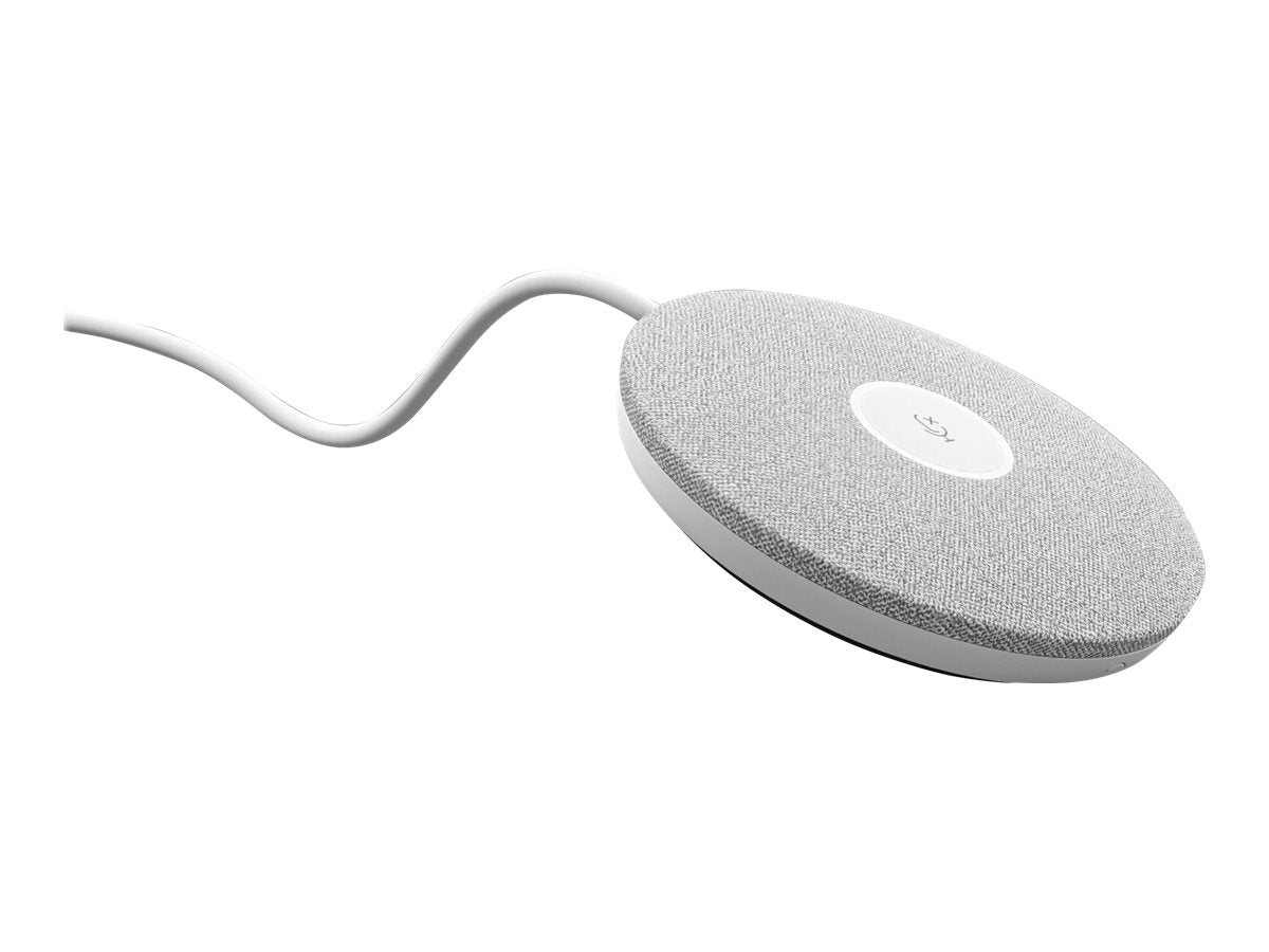 Logitech Rally Mic Pod - Micrófono - blanco - Certificado por Skype, Certificado por Zoom, Cisco Webex Certified - para Rally Bar, Plus; Room Solution Large-9