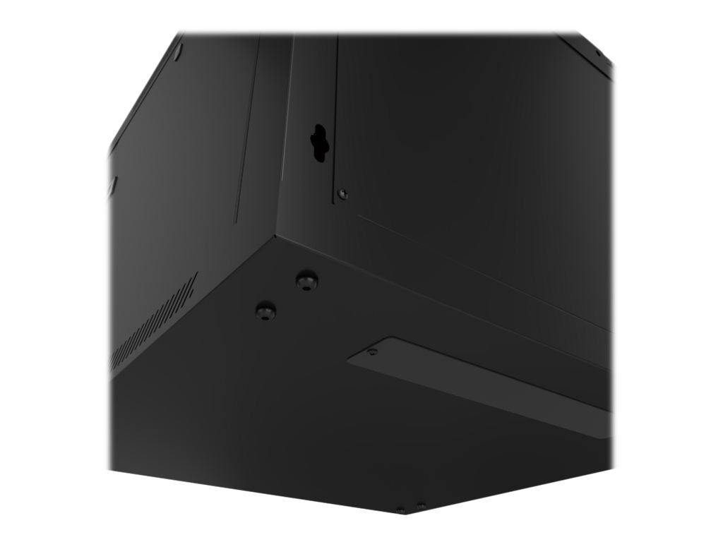 Nexxt Solutions - Rack armario - instalable en pared - RAL 9005, negro barniz - 6U - 19"-10