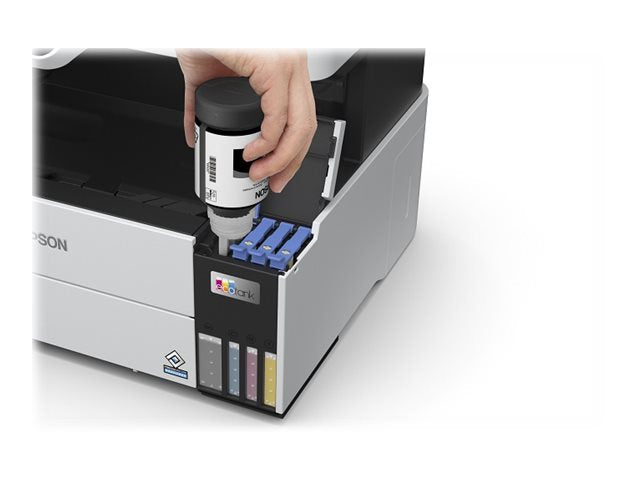 Epson EcoTank L6490 - Impresora multifunción - color - chorro de tinta - rellenable - 216 x 300 mm (original) - A4/Legal (material) - hasta 12 ppm (copiando) - hasta 17 ppm (impresión) - 250 hojas - 33.6 Kbps - LAN, USB 3.0, Wi-Fi(ac)-3