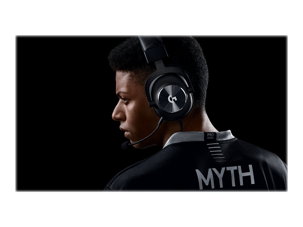 Logitech G Pro X with Blue VO!CE Technology - Auricular - tamaño completo - cableado - conector de 3,5 mm - aislamiento de ruido - negro-18