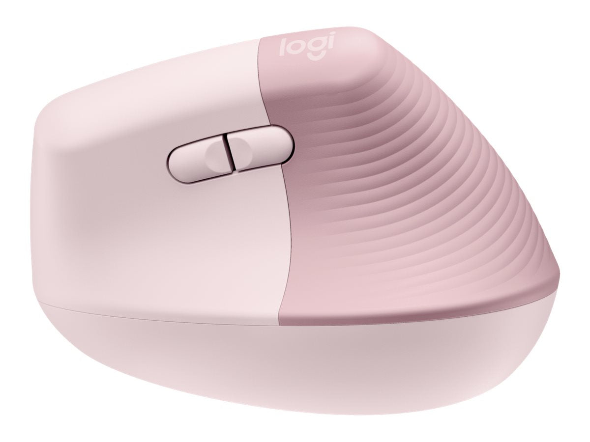 Logitech Lift Vertical Ergonomic Mouse - Ratón vertical - ergonómico - 6 botones - inalámbrico - 2.4 GHz, Bluetooth - receptor de USB Logitech Logi Bolt - rosa-15