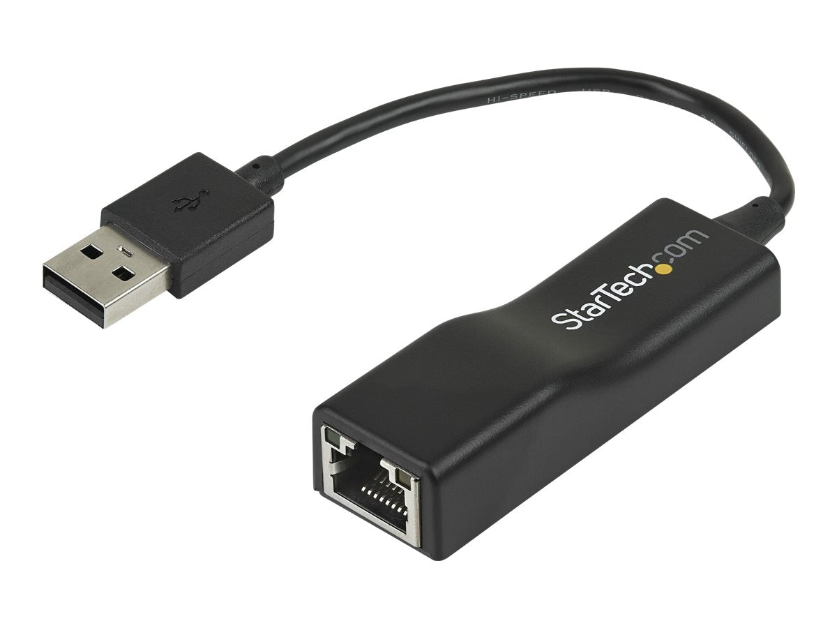 StarTech.com Adaptador USB 2.0 de Red Fast Ethernet 10/100 Mbps - NIC Externo RJ45 - Adaptador de red - USB 2.0 - 10/100 Ethernet - negro-8