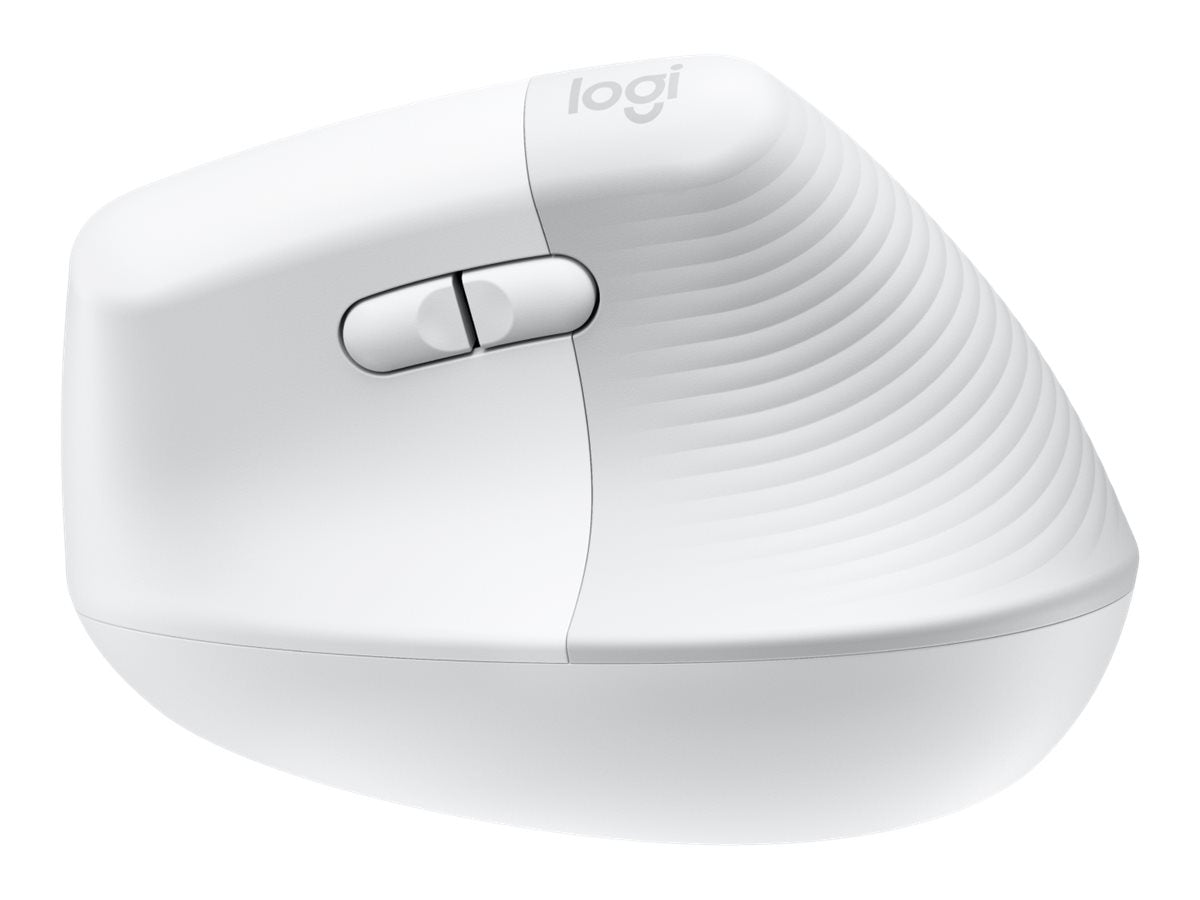 Logitech Lift Vertical Ergonomic Mouse - Ratón vertical - ergonómico - 6 botones - inalámbrico - 2.4 GHz, Bluetooth - receptor de USB Logitech Logi Bolt - blanco hueso-13