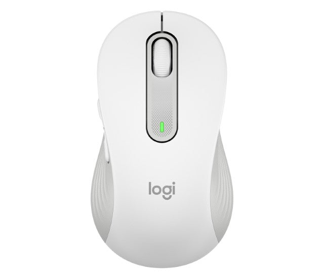 Logitech Signature M650 L - Ratón - tamaño grande - óptico - 5 botones - inalámbrico - Bluetooth, 2.4 GHz - receptor de USB Logitech Logi Bolt - blanco hueso-8