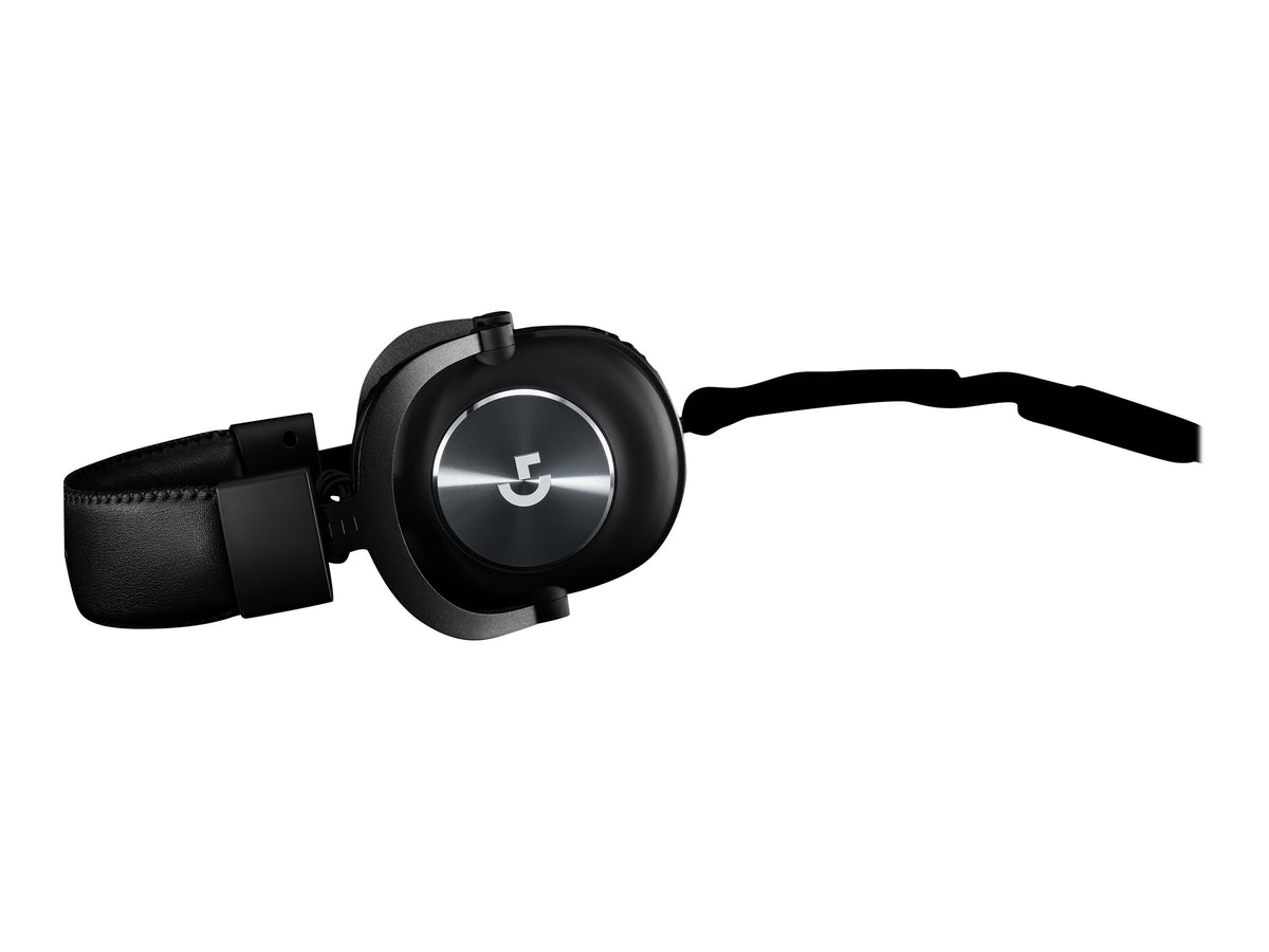 Logitech G Pro X with Blue VO!CE Technology - Auricular - tamaño completo - cableado - conector de 3,5 mm - aislamiento de ruido - negro-12