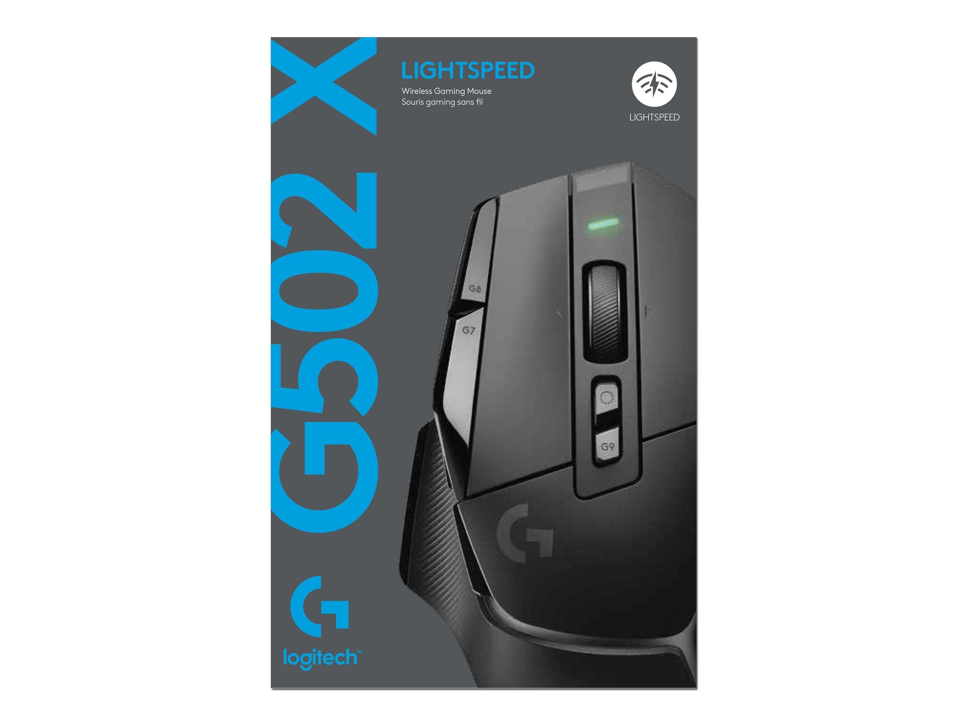 Logitech G G502 X LIGHTSPEED - Ratón - óptico - inalámbrico - 2.4 GHz - receptor USB de Logitech LIGHTSPEED - negro-18