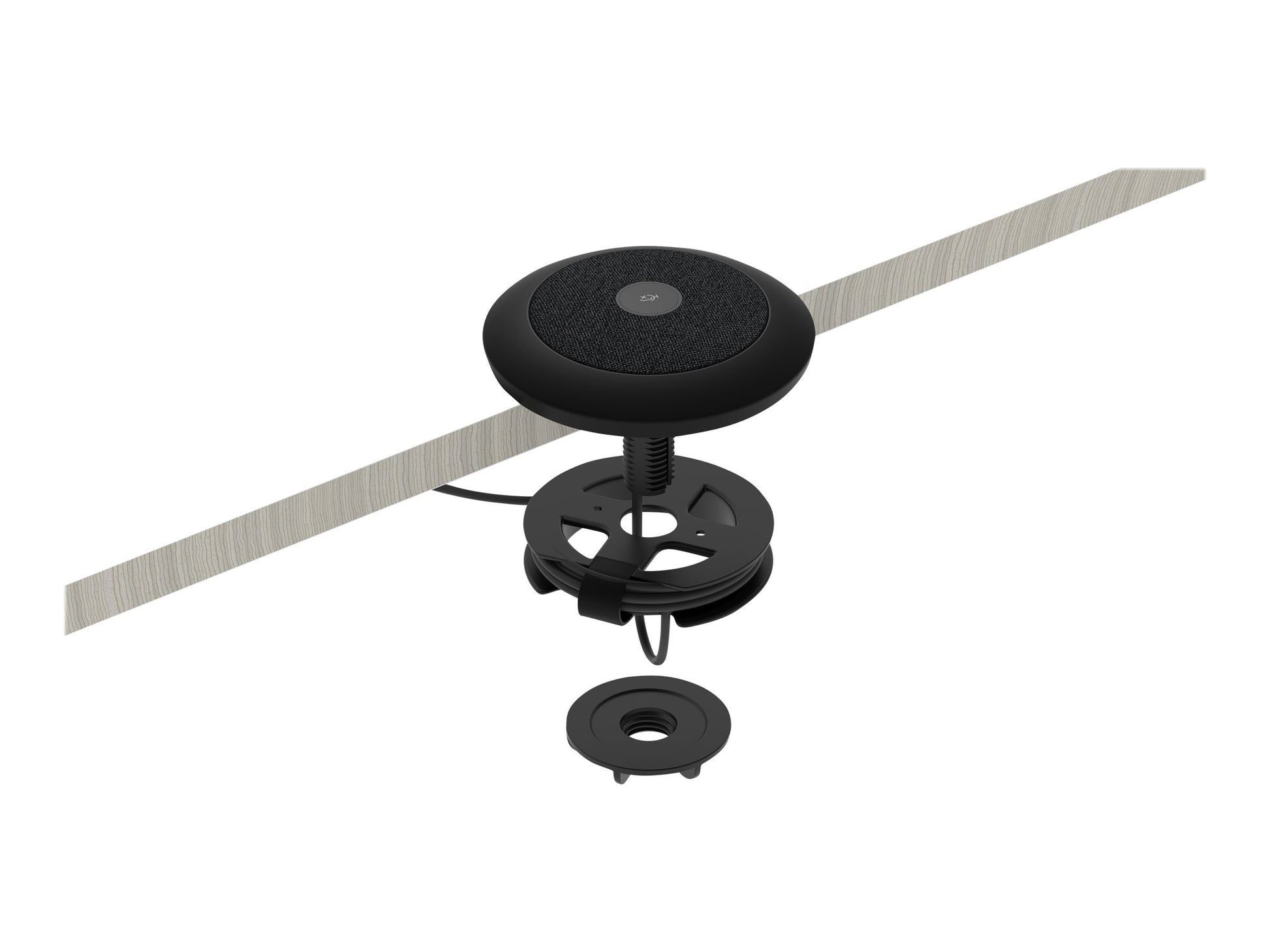 Logitech Rally Mic Pod Mount - Soporte de micrófono para escritorio - negro mate - para Logitech Rally, Rally Plus-12