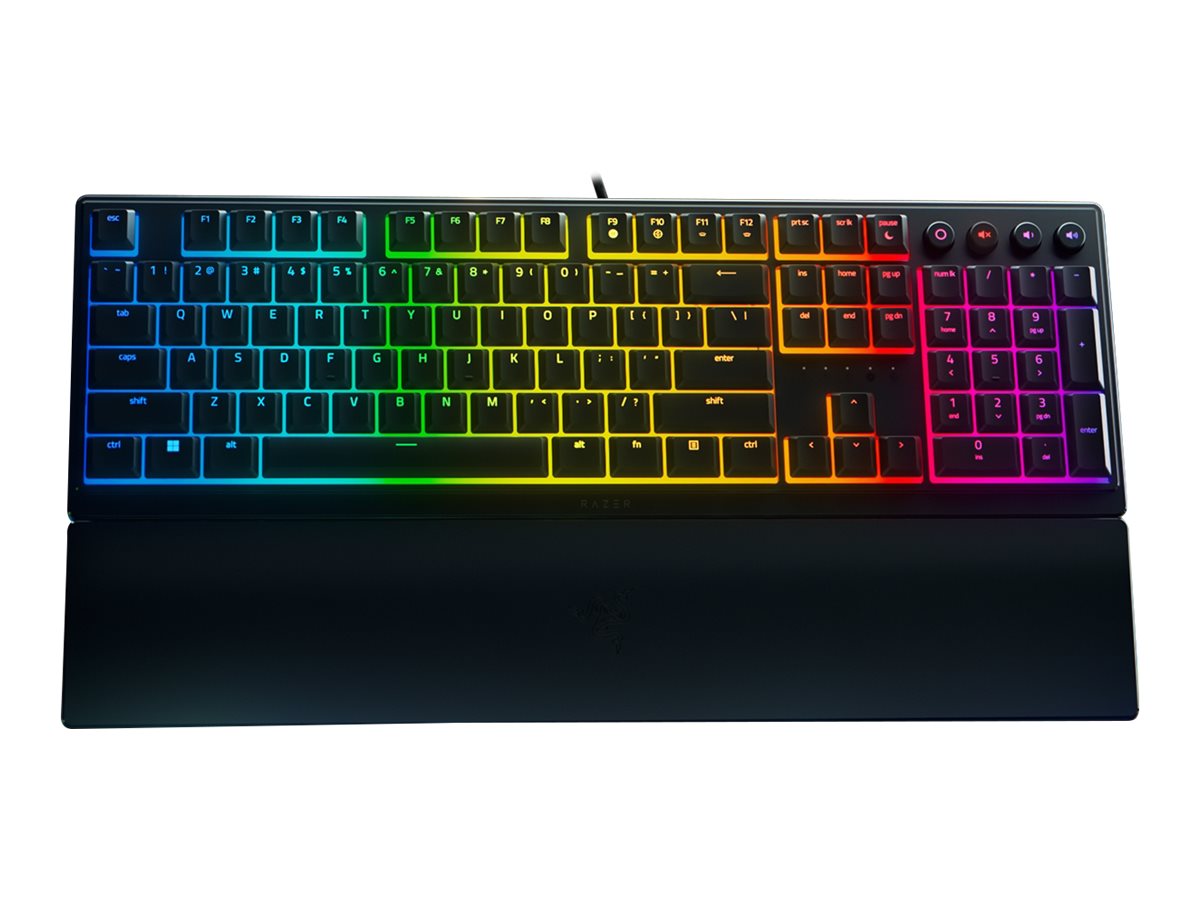 Razer Ornata V3 - Teclado - perfil bajo - retroiluminación - QWERTY - EE. UU.-11