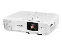 Epson PowerLite 118 - Proyector 3LCD - portátil - 3800 lúmenes (blanco) - 3800 lúmenes (color) - XGA (1024 x 768) - 4:3 - LAN-1