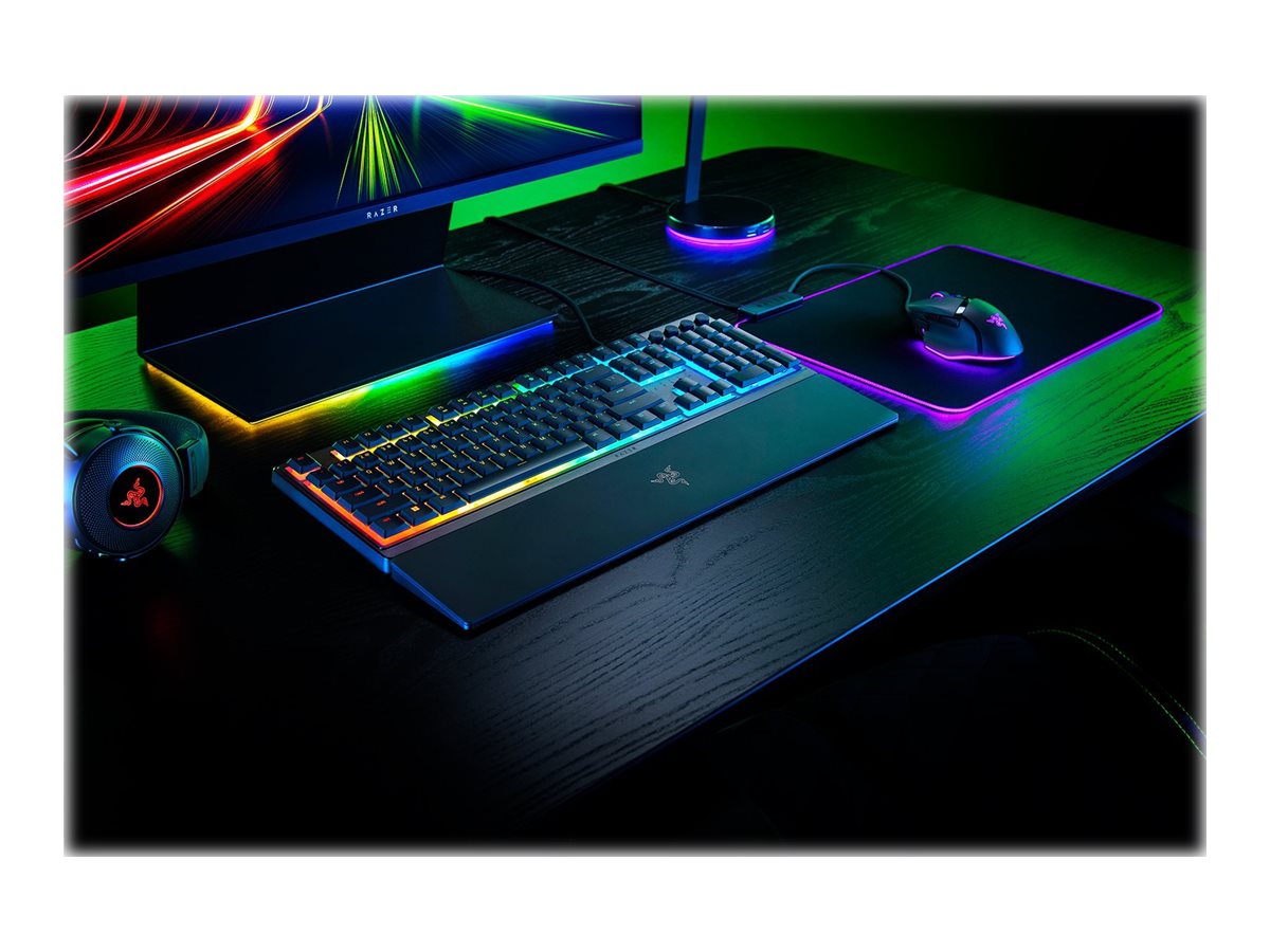 Razer Ornata V3 - Teclado - perfil bajo - retroiluminación - QWERTY - EE. UU.