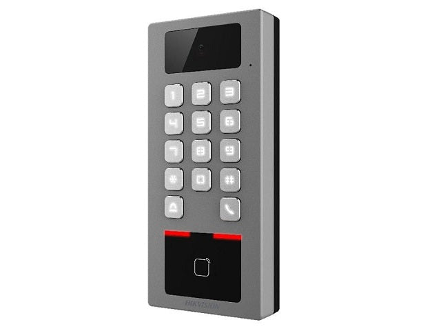 Hikvision DS-K1T502DBWX-C - Terminal de control de acceso con teclado numérico - cableado, inalámbrico-4
