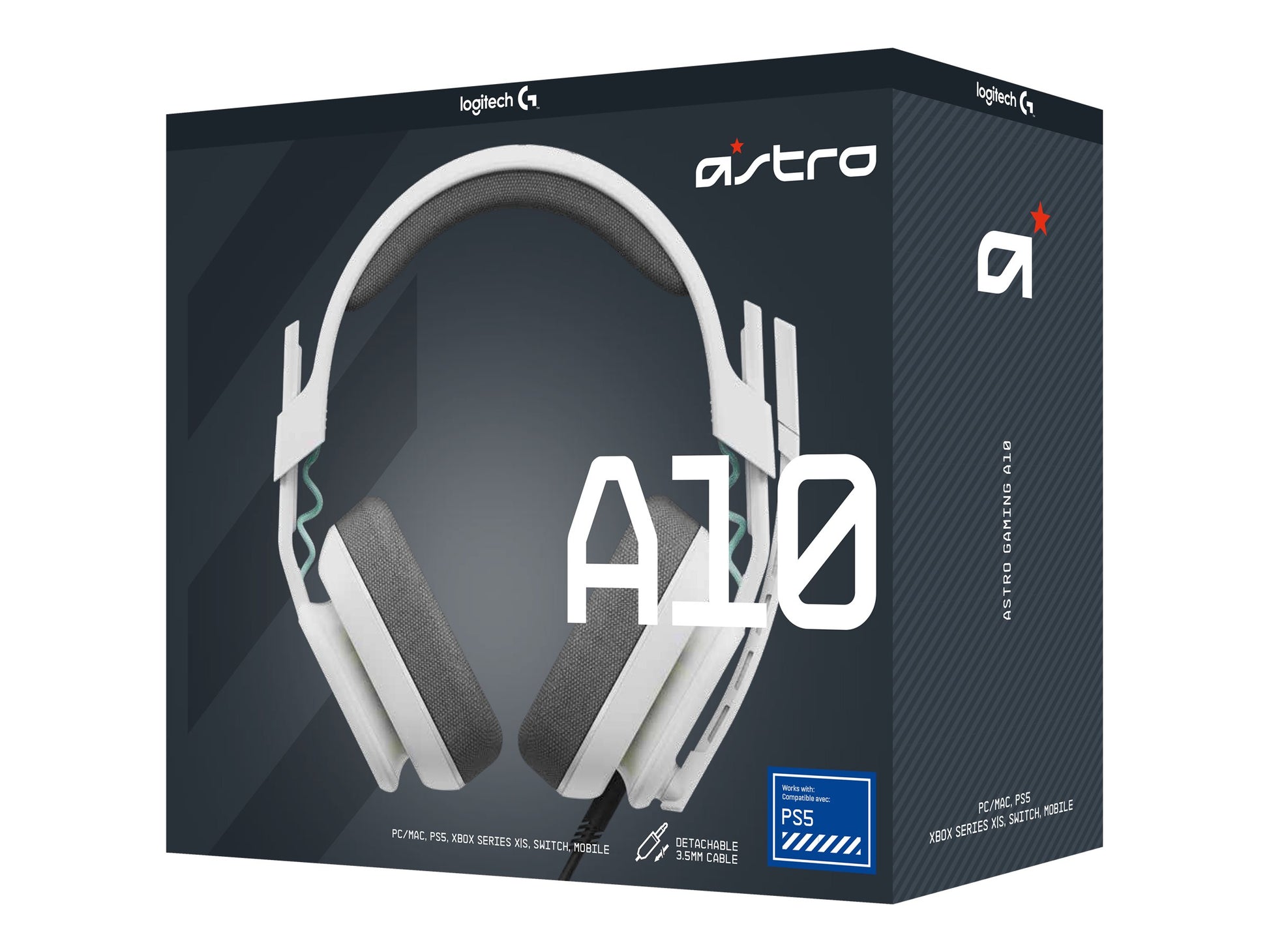 ASTRO Gaming A10 Gen 2 - Auricular - tamaño completo - cableado - blanco-8