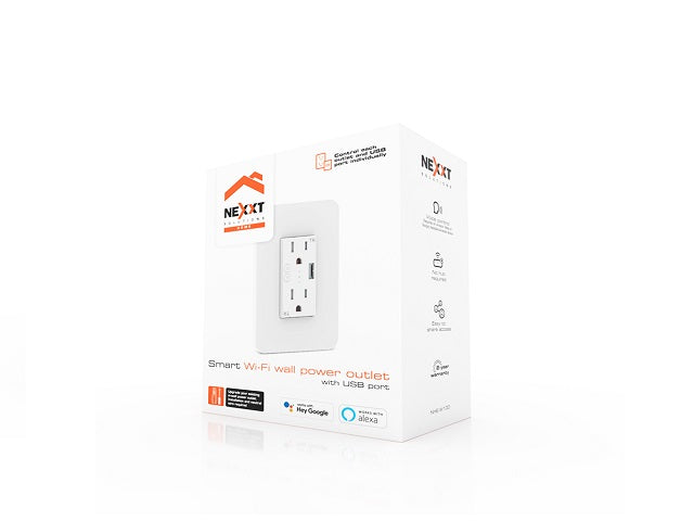 Nexxt Solutions Connectivity - Wall outlet USB-2