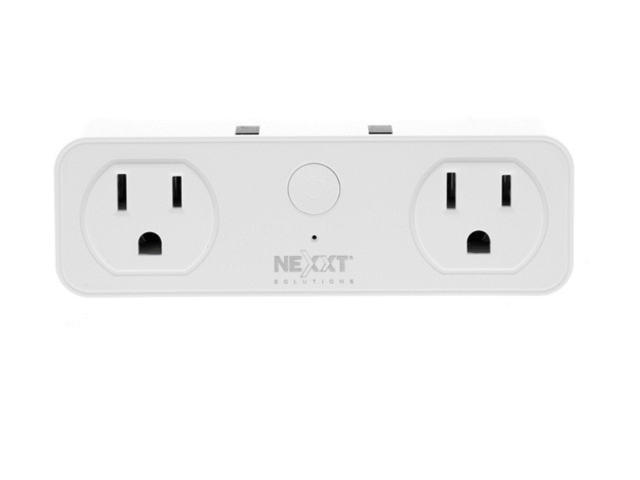 Nexxt  - Solutions Connectivity - NHP-D610 - wireless - 2 Toma corrientes - 2 puertos USB - Compatible con Amazon Alexa y Google Assistant - 1875 W de potencia máxima - 200 joules-3