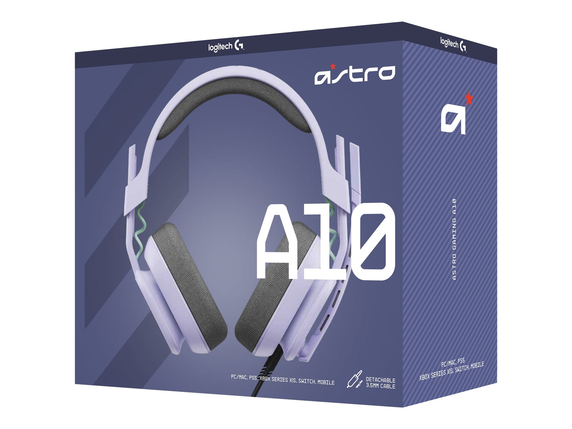 ASTRO Gaming A10 Gen 2 - Auricular - tamaño completo - cableado - lila-12