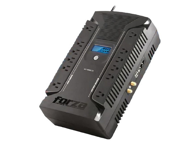 Forza HT Series HT-1000LCD - UPS - CA 120 V - 600 vatios - 1000 VA 9 Ah - conectores de salida: 12-3