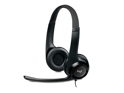 Logitech USB Headset H390 - Auricular - en oreja - cableado - USB-8