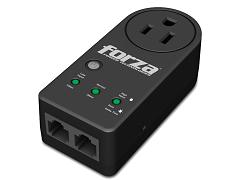 Forza Surge Zion 2K10 - Supresor de sobrevoltaje - 110V US - 1 RJ45 - 1 Salida - Rango de Voltaje 90-140 VAC - Proteccion de Picos IMAX 18000A - Color Negro-4