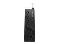Forza FVR Series FVR-1011 - Regulador automático de voltaje (montaje en pared) - CA 115 V - 500 vatios - 1000 VA - conectores de salida: 4 - negro