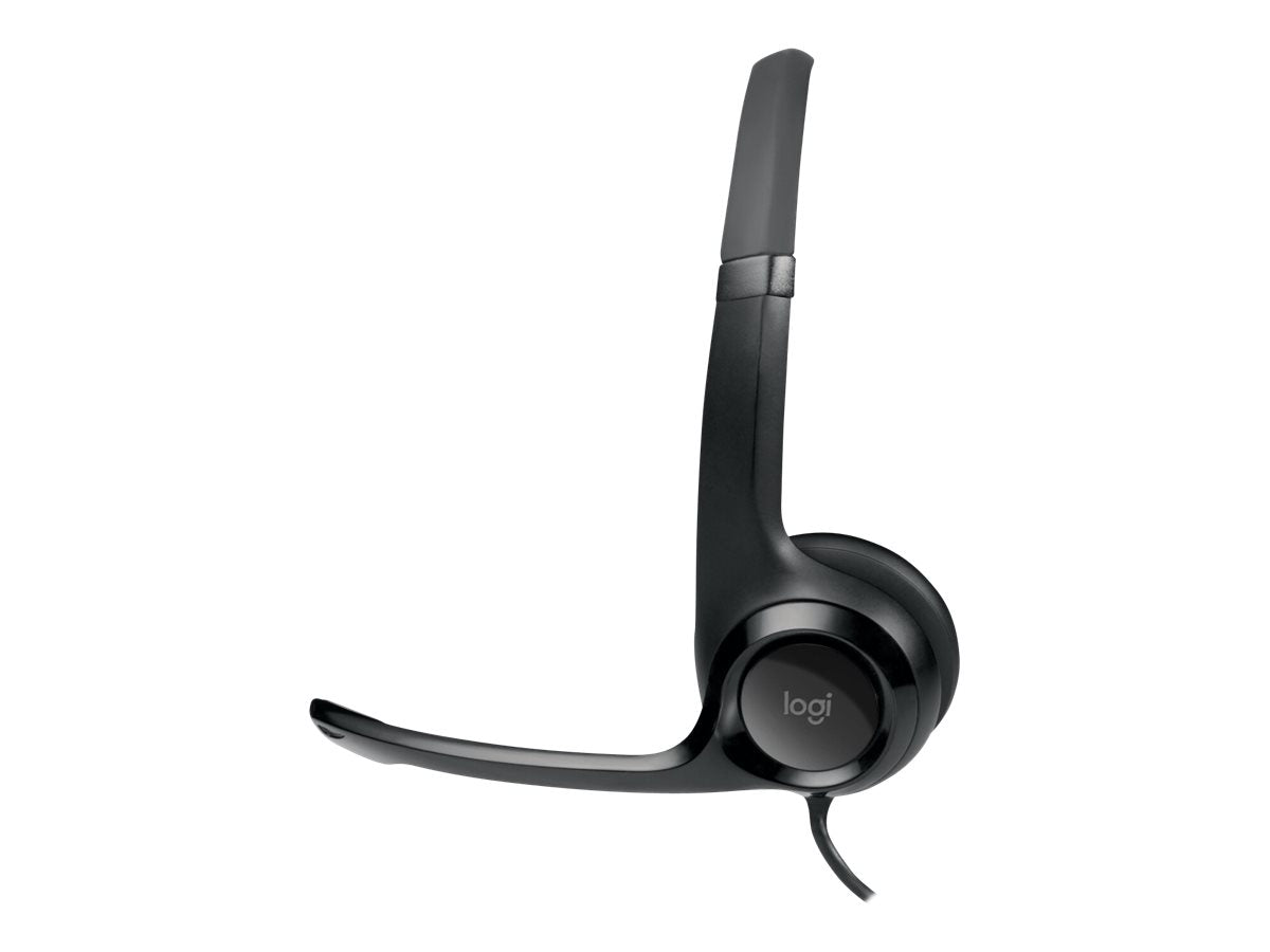 Logitech USB Headset H390 - Auricular - en oreja - cableado - USB-1