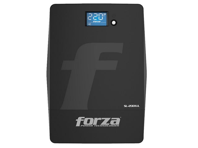 Forza SL-2001UL - UPS - Line interactive - 1200 Watt - 2000 VA - 110 V - NEMA 5-20P - 8 x NEMA 5-15R - USB - Touchscreen LCD - Forza Tracker - 3-year warranty