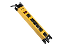 Forza FSP Series FSP-806 - Protector contra sobretensiones - CA 125 V - 1875 vatios - conectores de salida: 6 - 91 cm cable - amarillo-2