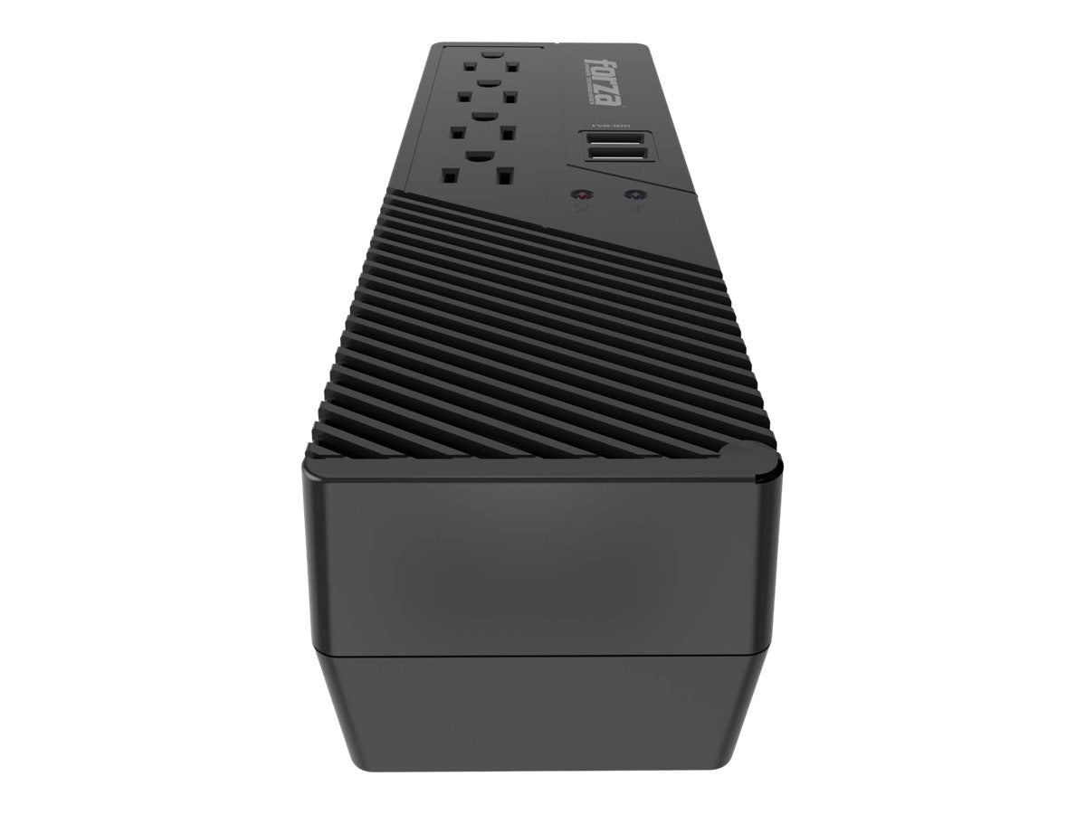 Forza FVR Series FVR-1011USB - Regulador automático de voltaje - CA 115 V - 500 vatios - 1000 VA - conectores de salida: 4 - negro-4