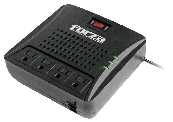 Forza FVR Series FVR-3001 - Regulador automático de voltaje - CA 110/120 V - 1500 vatios - 3000 VA - conectores de salida: 4-4