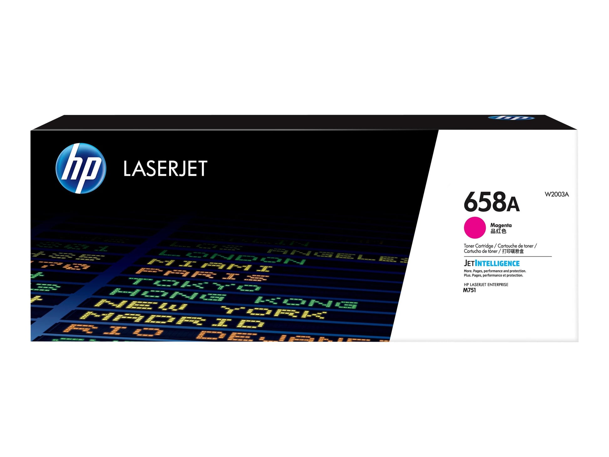 HP 658A - Magenta - original - LaserJet - cartucho de tóner (W2003A) - para Color LaserJet Enterprise M751dn, M751n-6