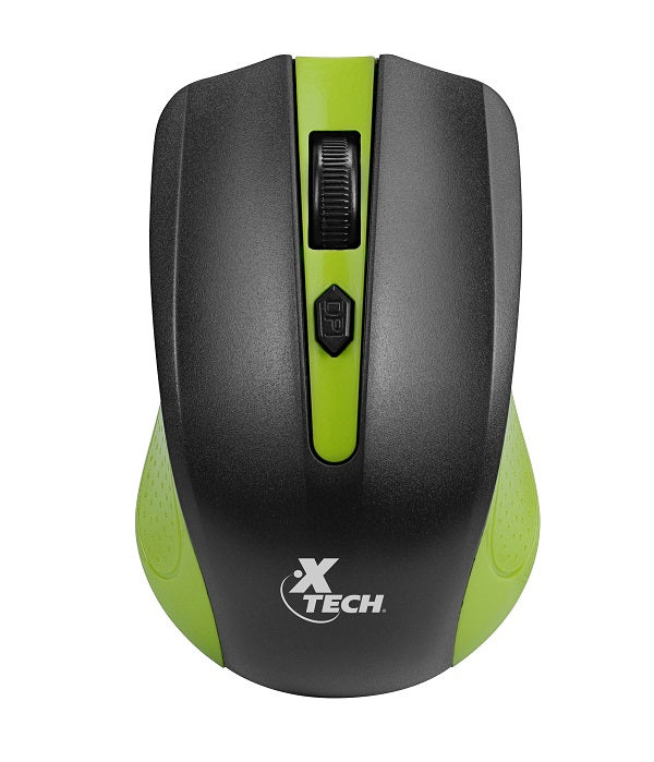 Xtech - Mouse - 2.4 GHz - Wireless - Green - 1600dpi XTM-310GN-1