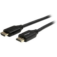 StarTech.com Cable HDMI premium de alta velocidad con Ethernet - 4K 60Hz - 3m - Cable HDMI Certificado Premium - HDMI 2.0 - Cable HDMI con Ethernet - HDMI macho a HDMI macho - 3 m - negro - para P/N: EXTEND-HDMI-4K40C6P1, KITBXAVHDPEU, KITBXAVHDPUK, KITBX-10