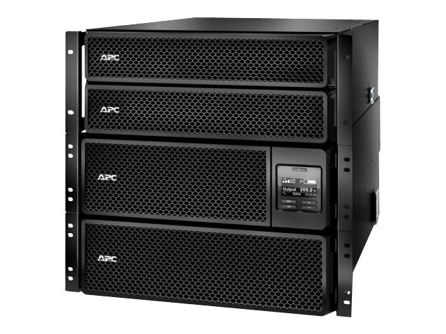 APC Smart-UPS SRT 10000VA RM - UPS (montaje en bastidor) - CA 208 V - 10 kW - 10000 VA - Ethernet 10/100, USB - conectores de salida: 10 - 10U - 19" - negro - con Transformador reductor de 208/240 V a 120 V 10 kVA - para P/N: AR4018SPX432, AR4024SP, AR402-14