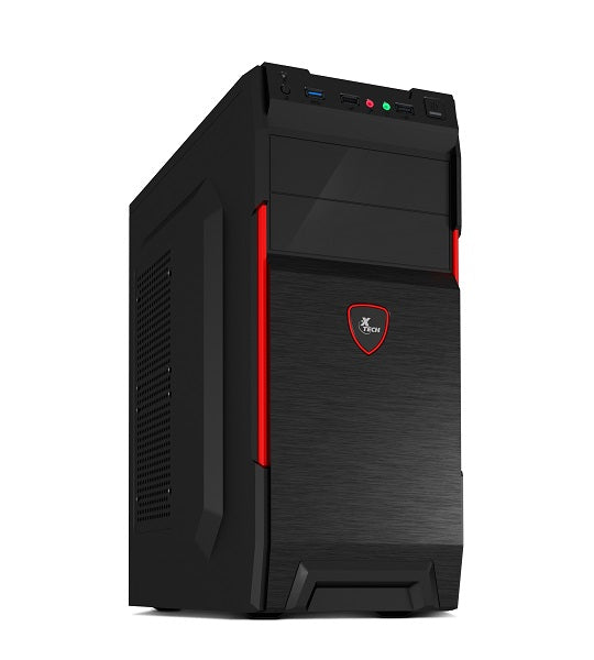 Xtech - Desktop - ATX - Black and red - 600W PS XTQ-214-3