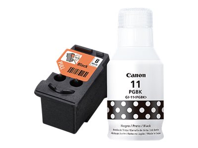 Canon BH 10 + GI-11 PGBK Combo Kit - Paquete de 2 - negro - original - cabezal de impresión con recarga de tinta - para MegaTank G3160; PIXMA G2160-4