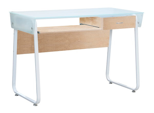 Xtech - Desk S Lvl XTF-CD197 - Escritorio para computadora con tope de vidrio  - Color: Sicomoro-2