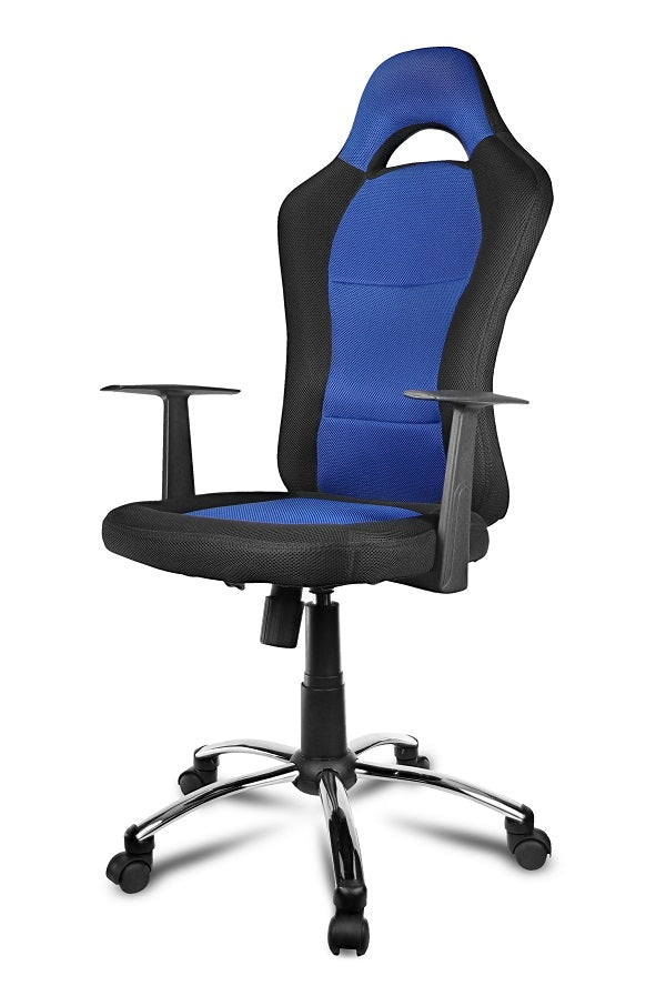 Xtech - Drakon Sport Chair - XTF-EC129 - Gaming - Blue & Black color - Max. weight capacity: 243lb-3