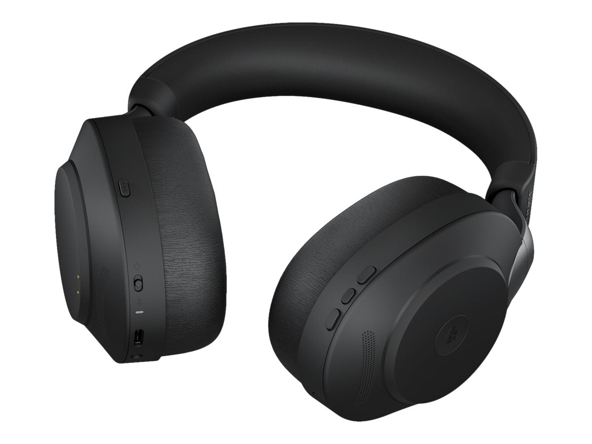 Jabra Evolve2 85 MS Stereo - Auricular - tamaño completo - Bluetooth - inalámbrico, cableado - cancelación de sonido activo - conector de 3,5 mm - aislamiento de ruido - negro - Certificado para Equipos de Microsoft-6