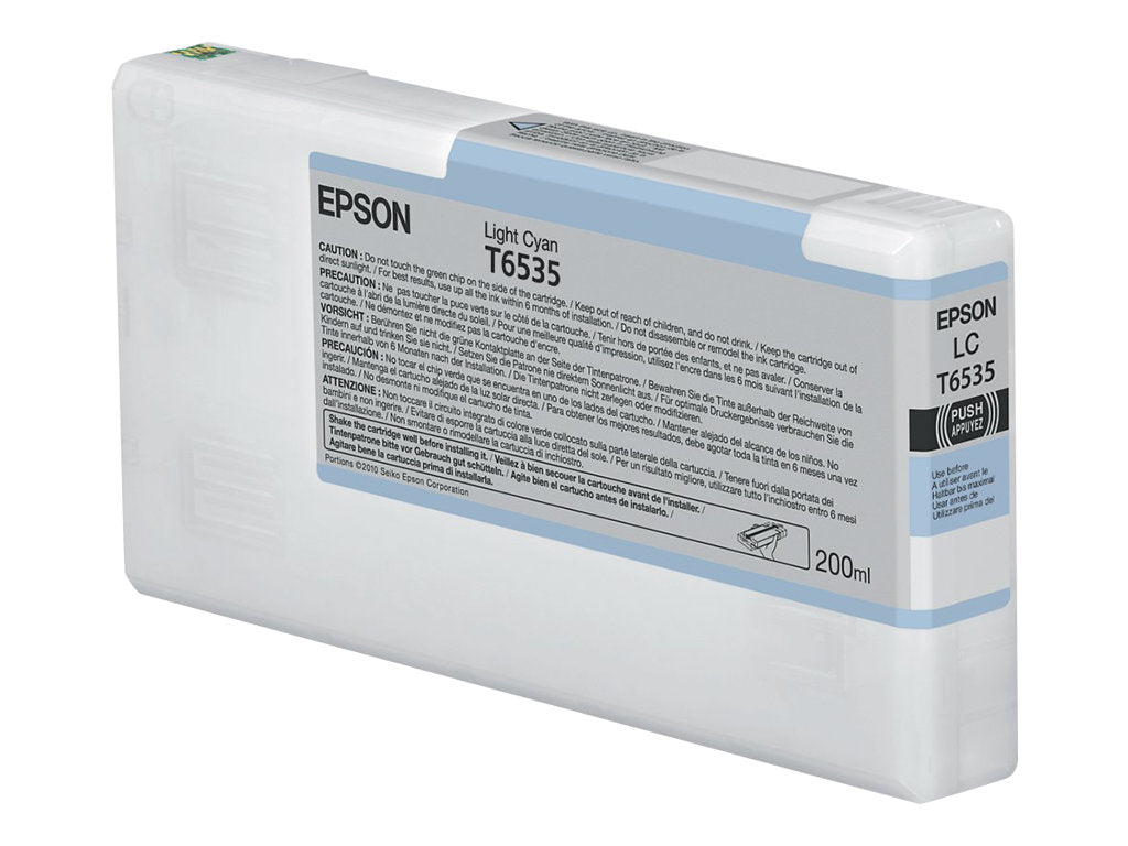 Epson - 200 ml - cián claro - original - cartucho de tinta - para Stylus Pro 4900, Pro 4900 Designer Edition, Pro 4900 Spectro_M1-4
